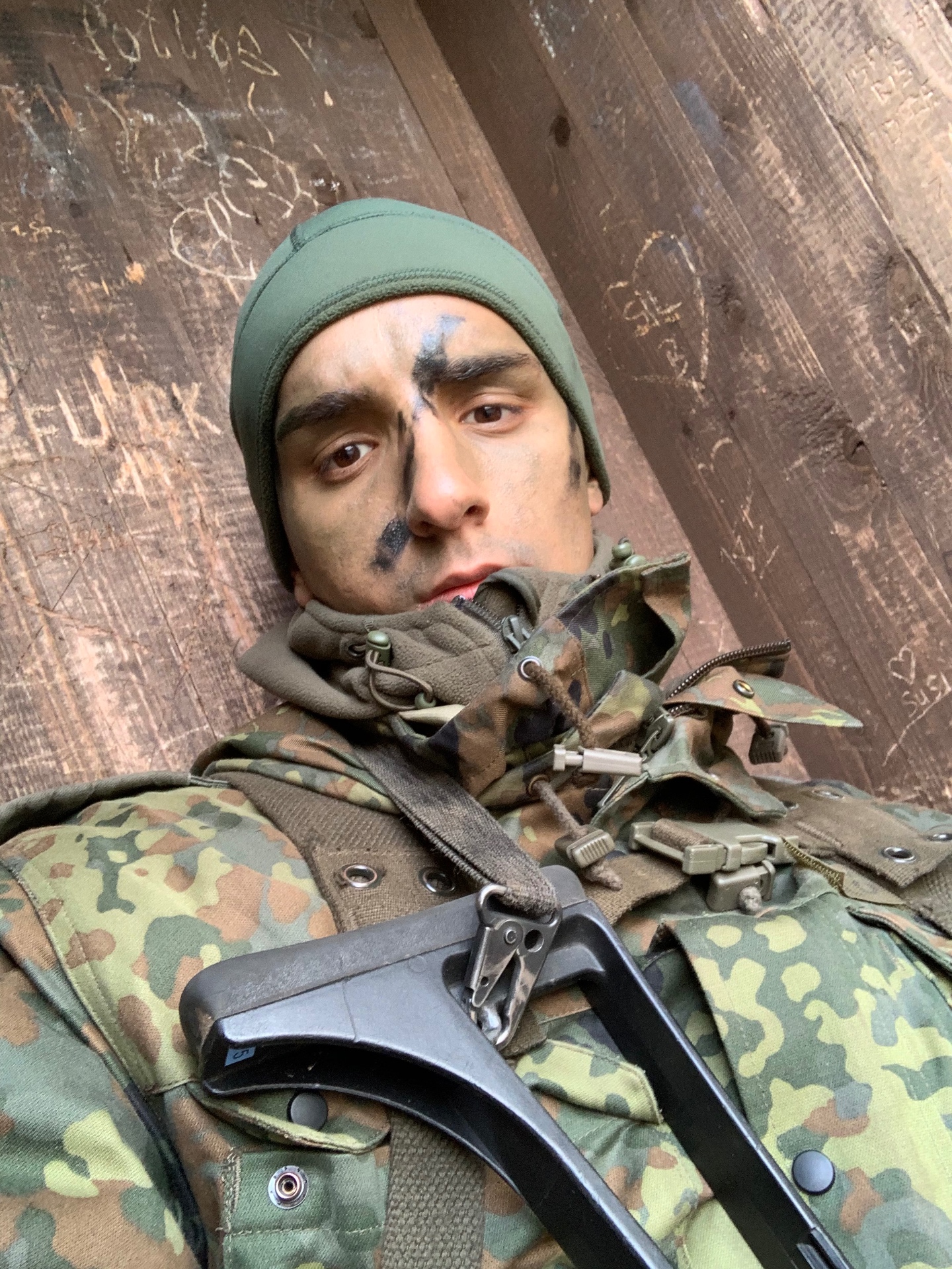 Nico Klöters während seiner Zeit bei der Bundeswehr